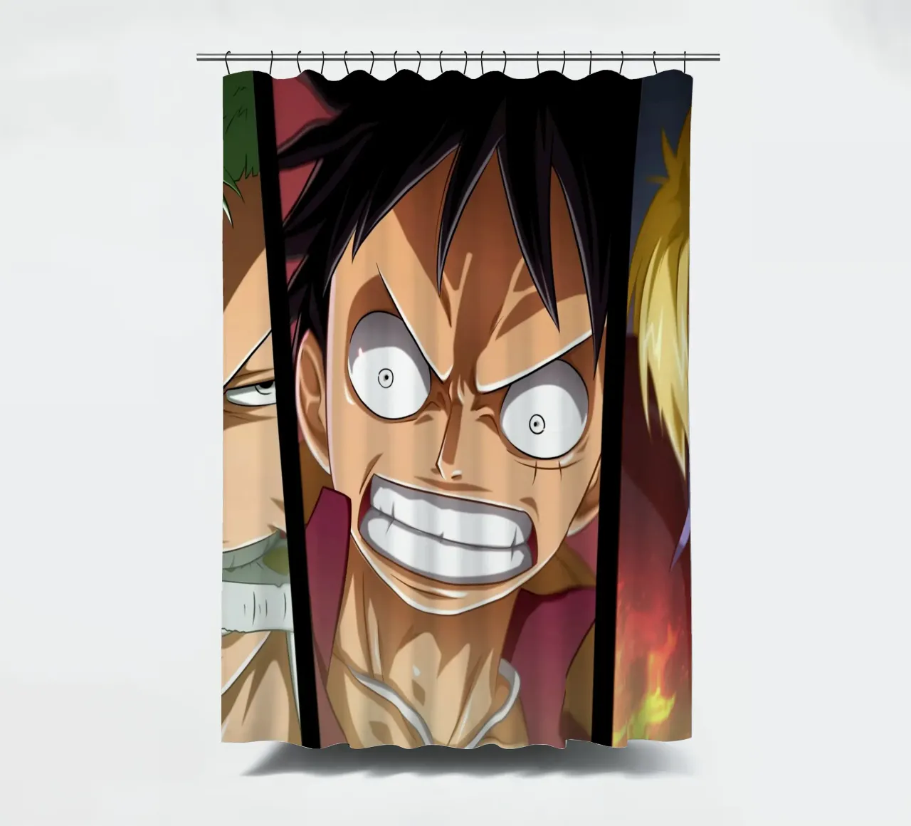 Zoro Luffy and Sanji One Piece rideau de douche de Musadad Shop