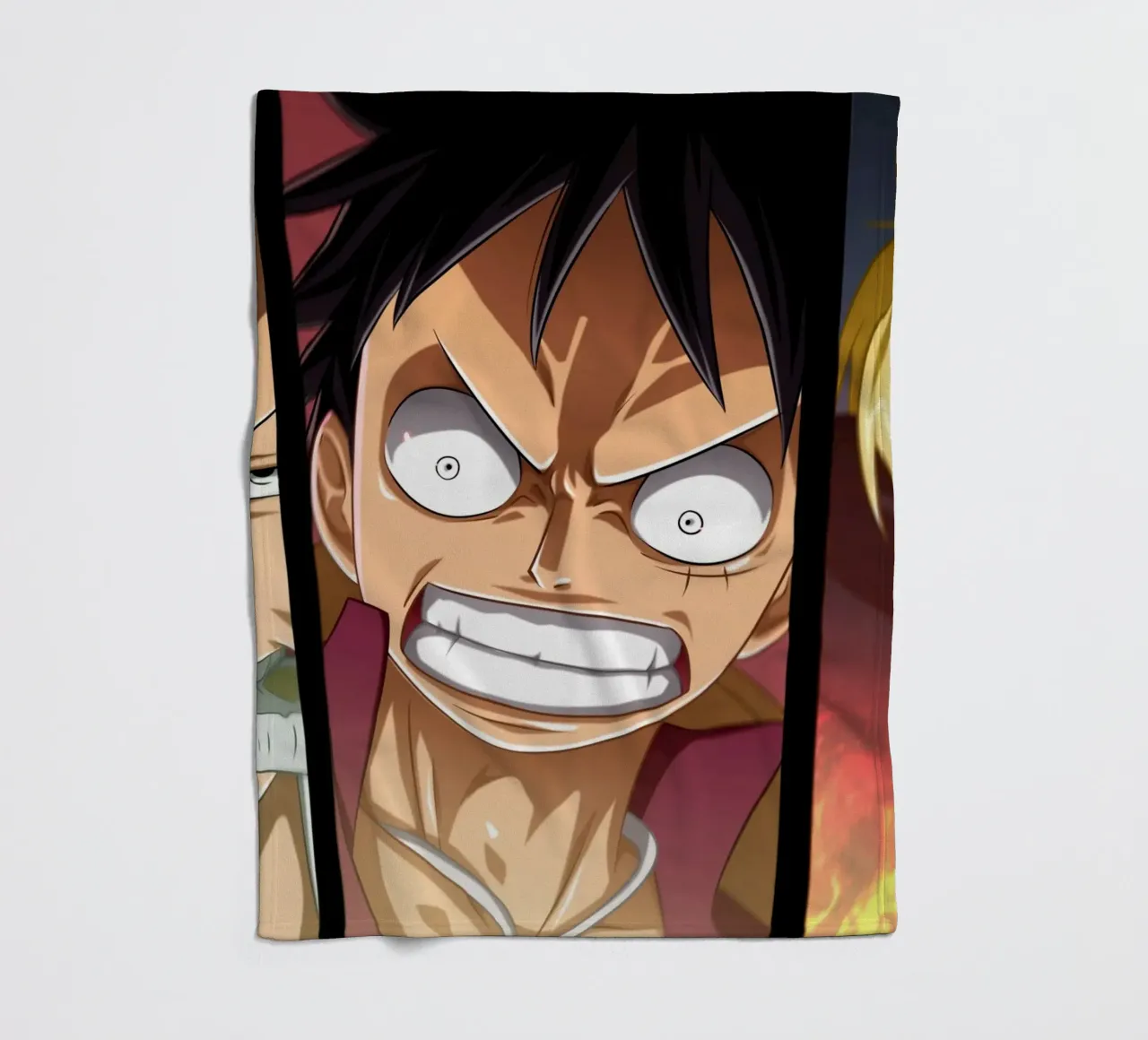 Zoro Luffy and Sanji One Piece coperta in pile da Musadad Shop