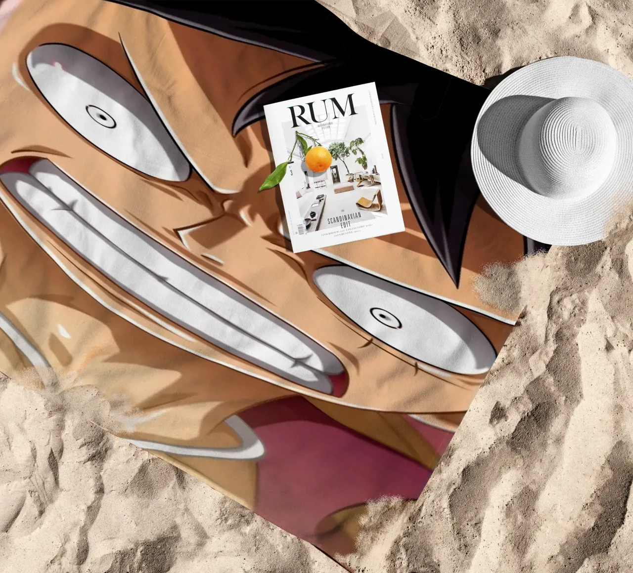 Zoro Luffy and Sanji One Piece telo mare da Musadad Shop