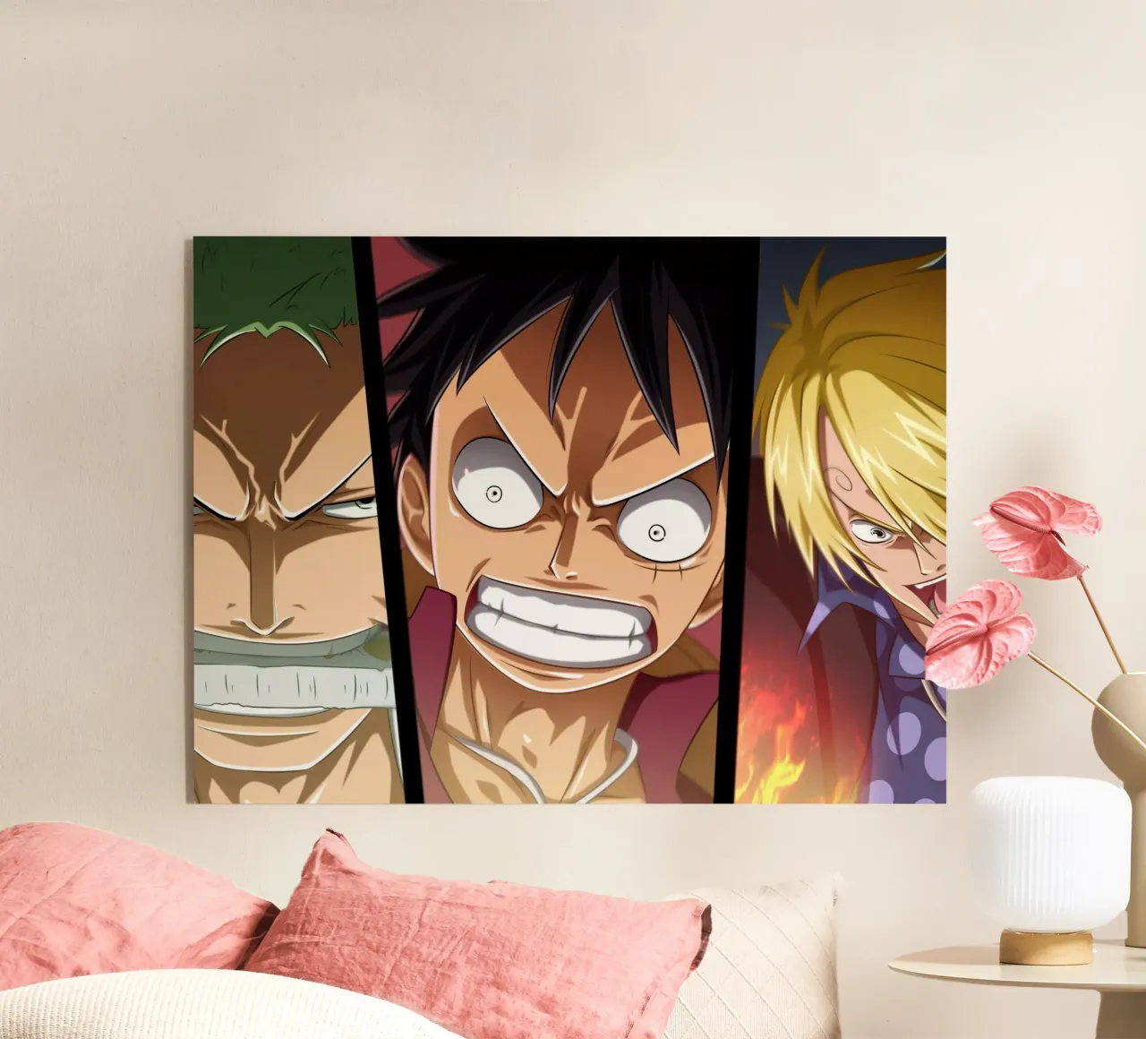 Zoro Luffy and Sanji One Piece metacrilato de Musadad Shop