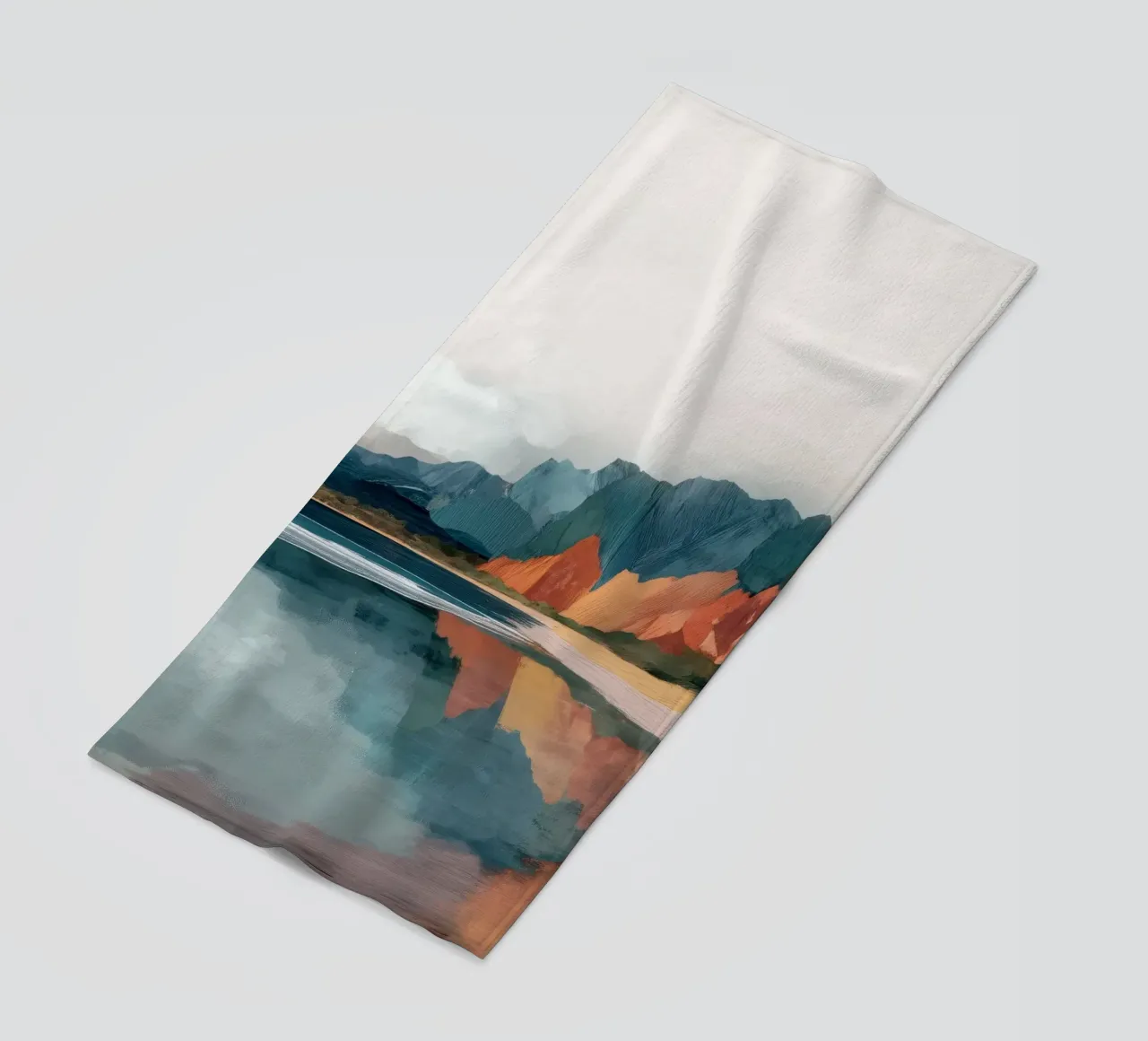 Mirrored Cliffs - A Coastal Symphony in Color telo mare da Dune