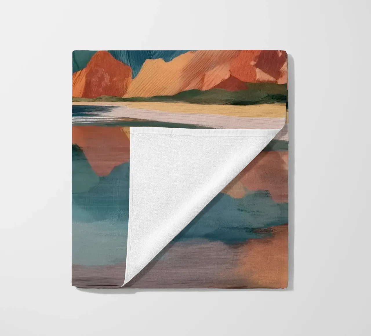 Mirrored Cliffs - A Coastal Symphony in Color telo mare da Dune