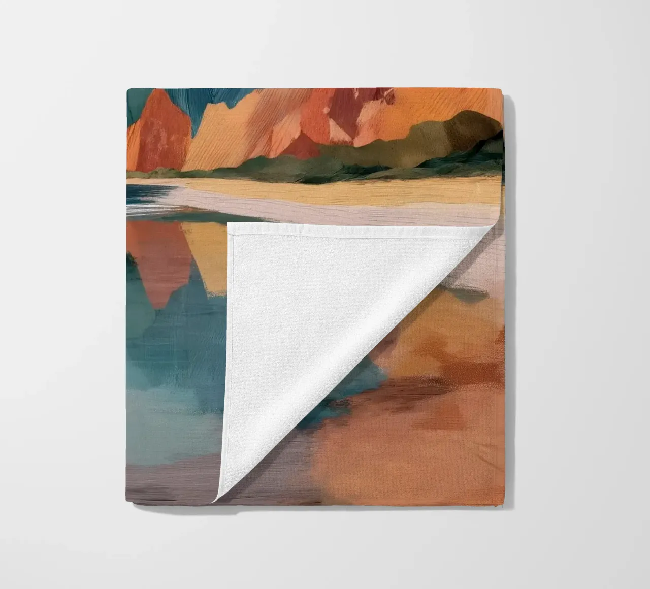 Mirrored Cliffs - A Coastal Symphony in Color telo mare da Dune