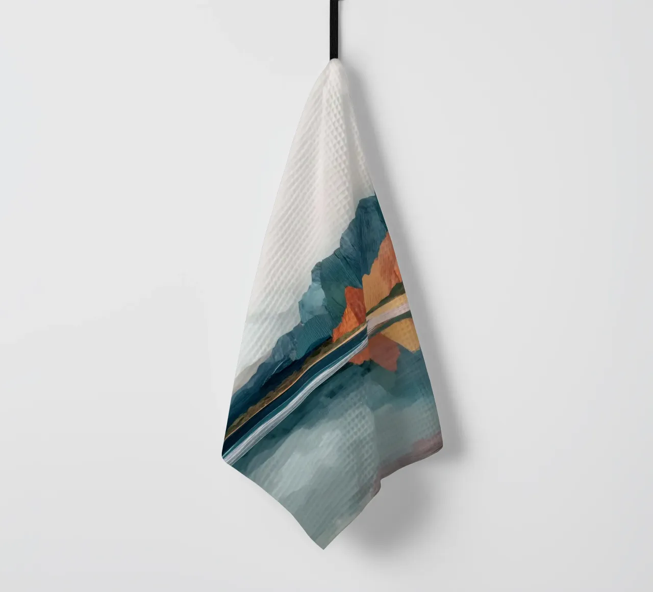 Mirrored Cliffs - A Coastal Symphony in Color canovaccio da cucina da Dune