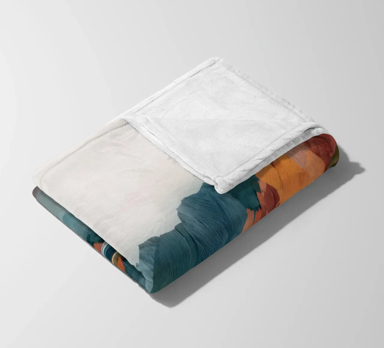 Mirrored Cliffs - A Coastal Symphony in Color coperta in pile da Dune