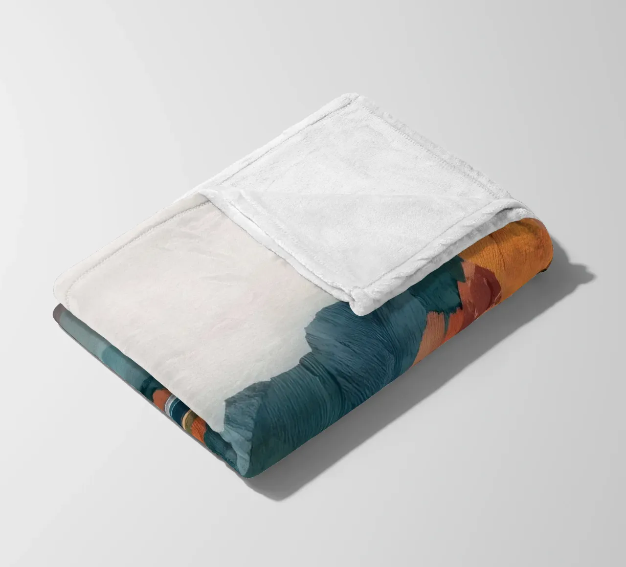 Mirrored Cliffs - A Coastal Symphony in Color coperta in pile da Dune