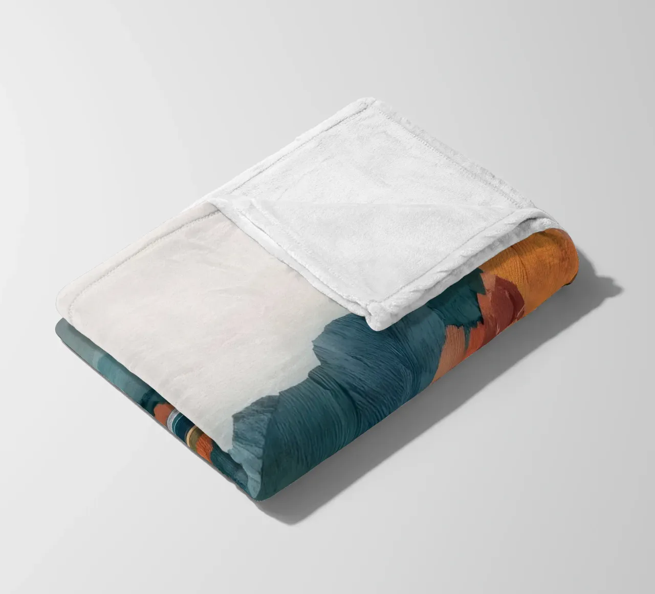 Mirrored Cliffs - A Coastal Symphony in Color coperta in pile da Dune