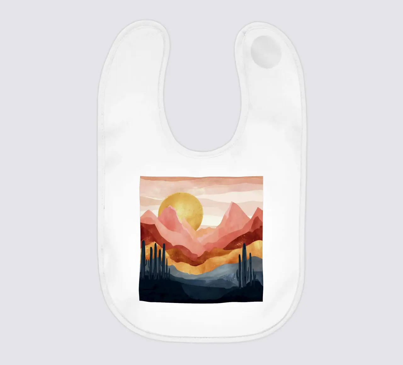 Blush Horizon - A Desert Dream in Warm Tones bavaglino da Dune