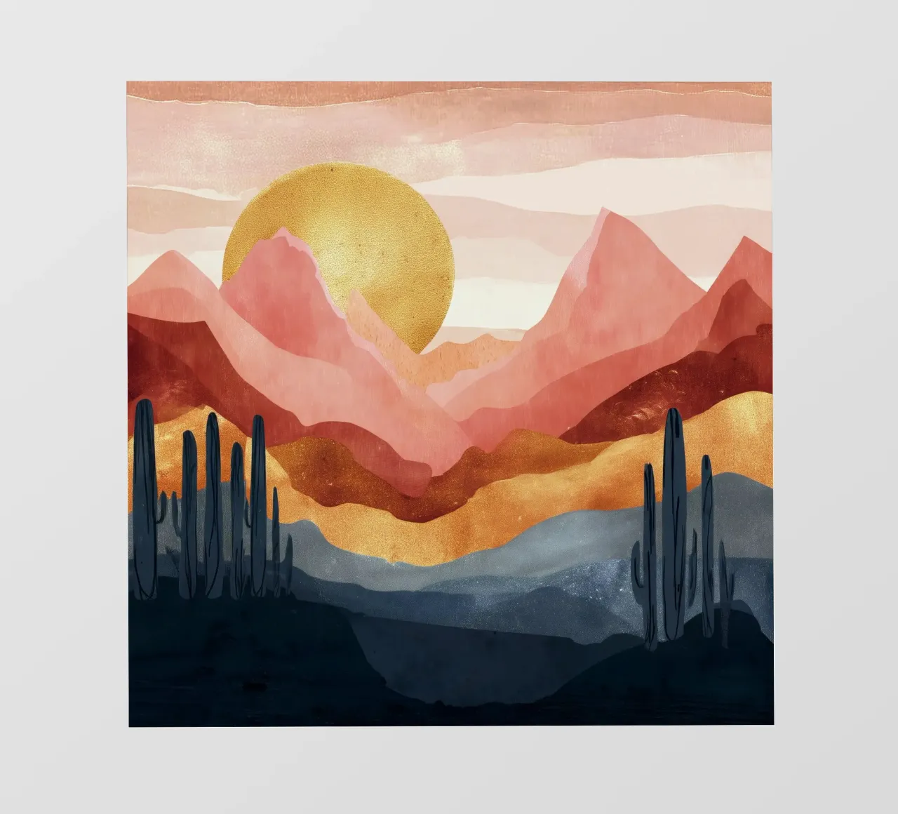 Blush Horizon - A Desert Dream in Warm Tones telo in pvc da Dune