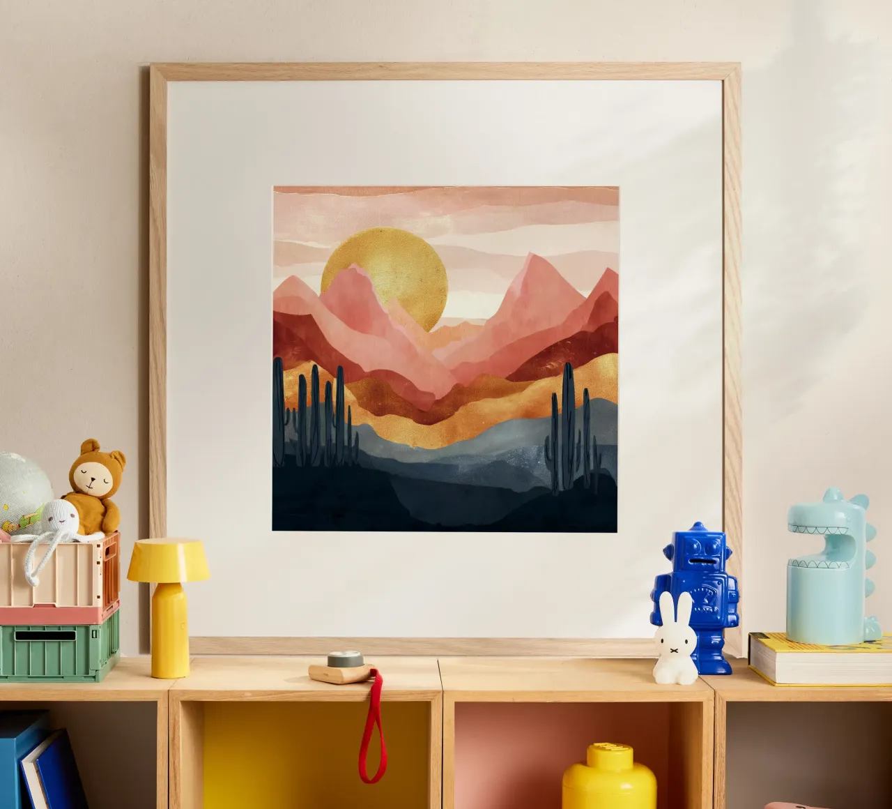 Blush Horizon - A Desert Dream in Warm Tones carta hahnemühle da Dune
