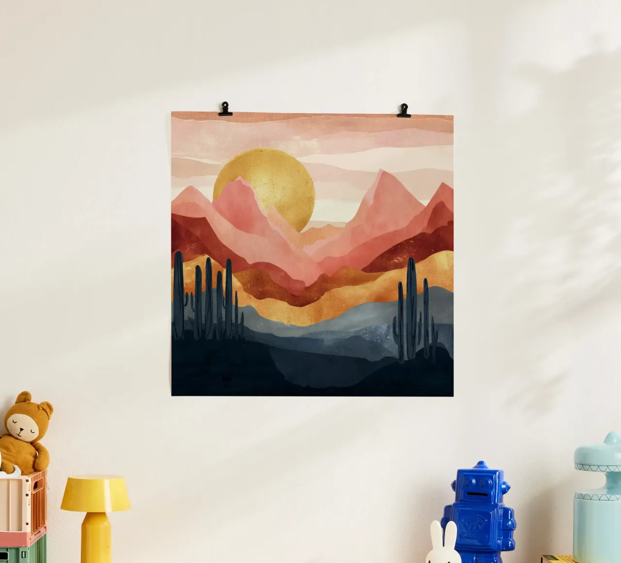 Blush Horizon - A Desert Dream in Warm Tones carta hahnemühle da Dune