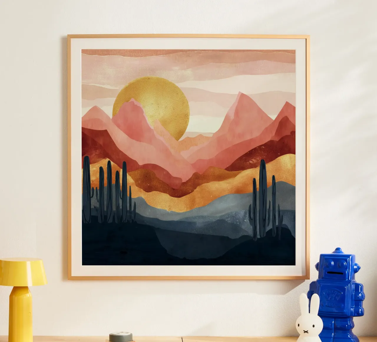 Blush Horizon - A Desert Dream in Warm Tones carta hahnemühle da Dune