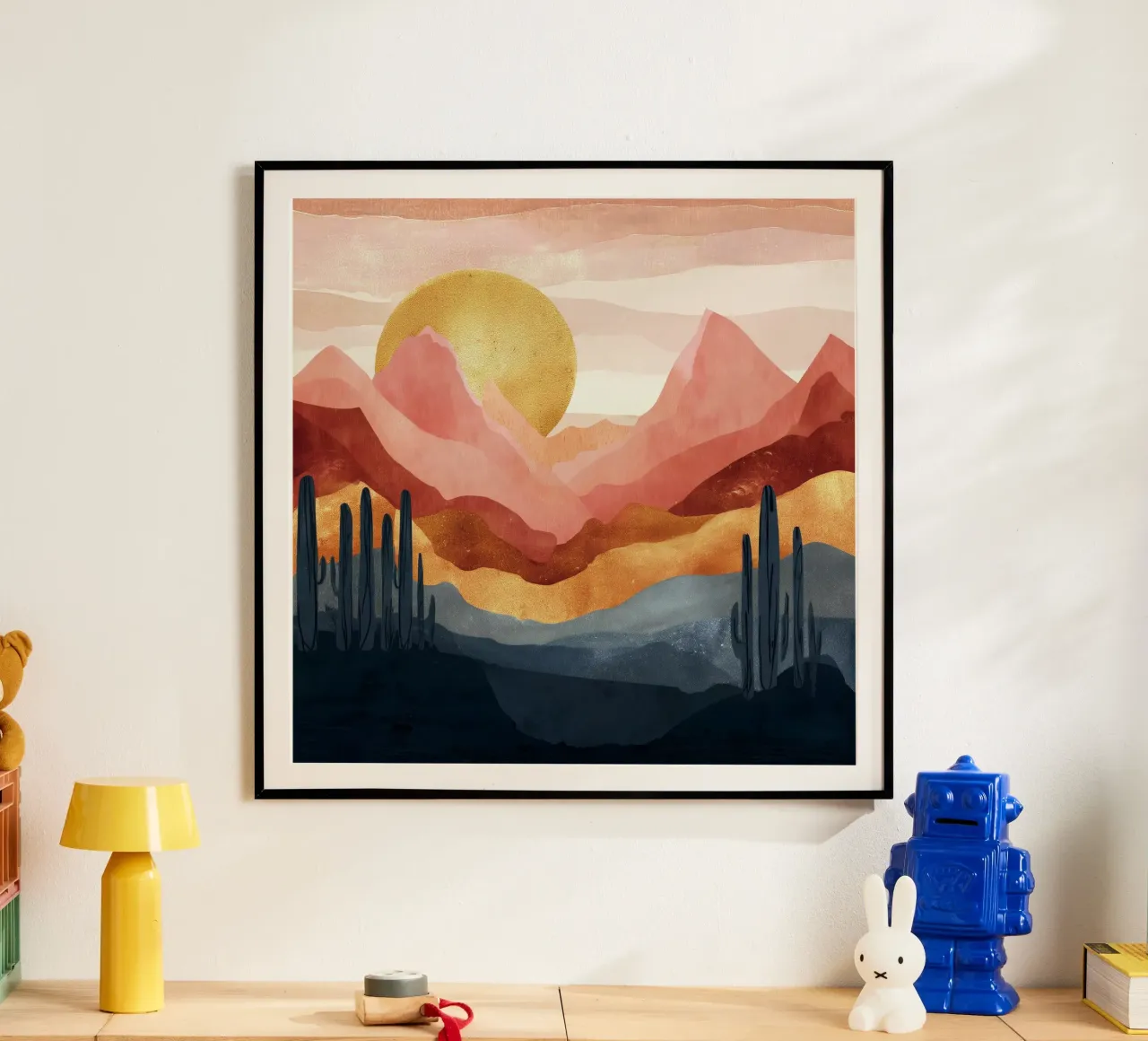 Blush Horizon - A Desert Dream in Warm Tones carta hahnemühle da Dune