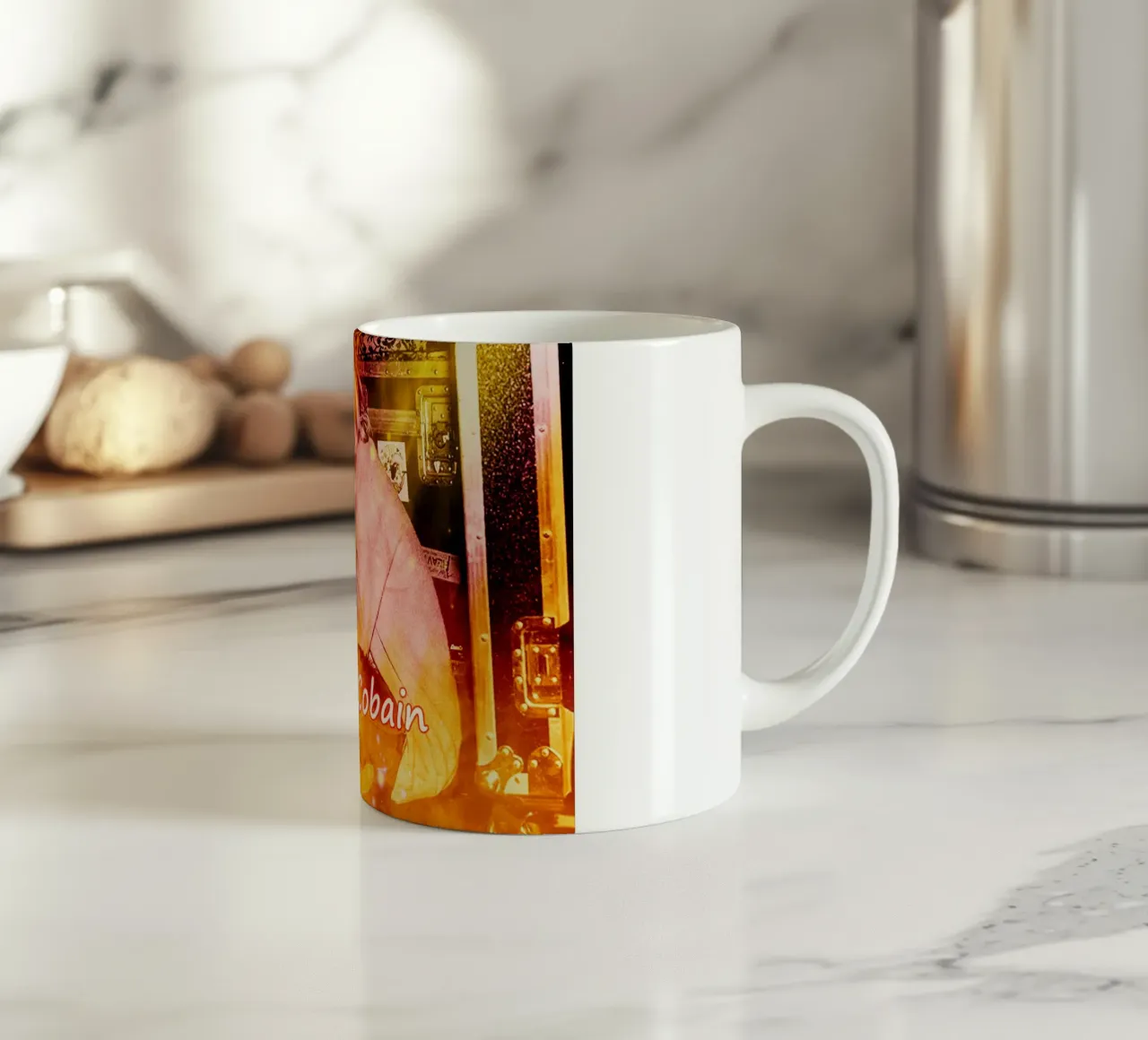 kurt cobain Fumo di scena tazza in ceramica da Abasa Inaraya