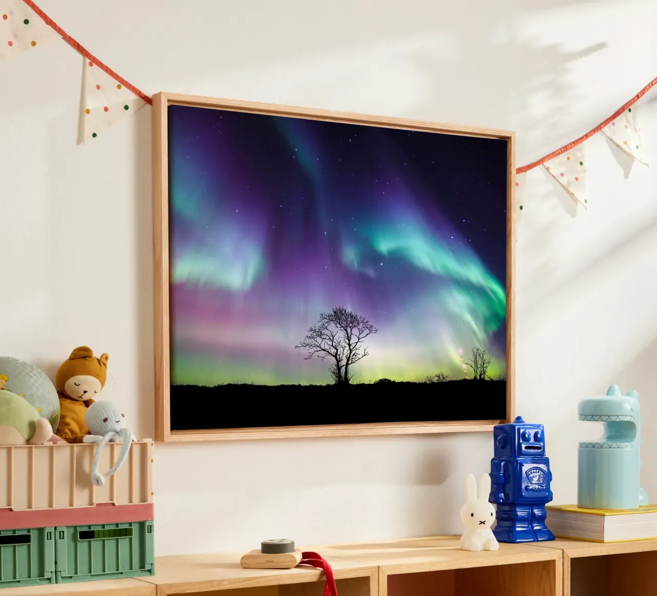Fantasy Sky tree tela con Cornice a cassetta da Musadad Shop