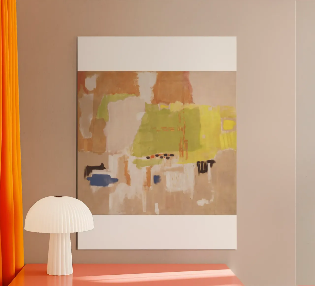 Mark Rothko Rosso e rosa su rosa, 1953 poster con telaio in legno da Spencer Farrell2