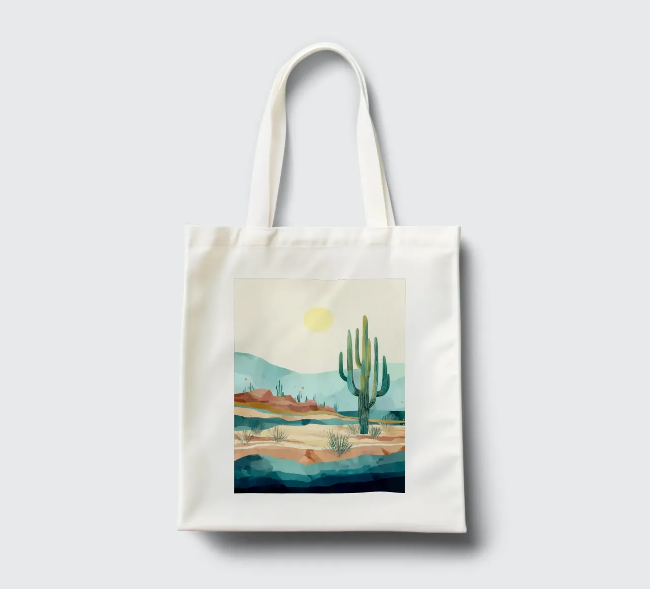 Golden Horizon - A Desert in Bloom and Color borsa in juta da Dune