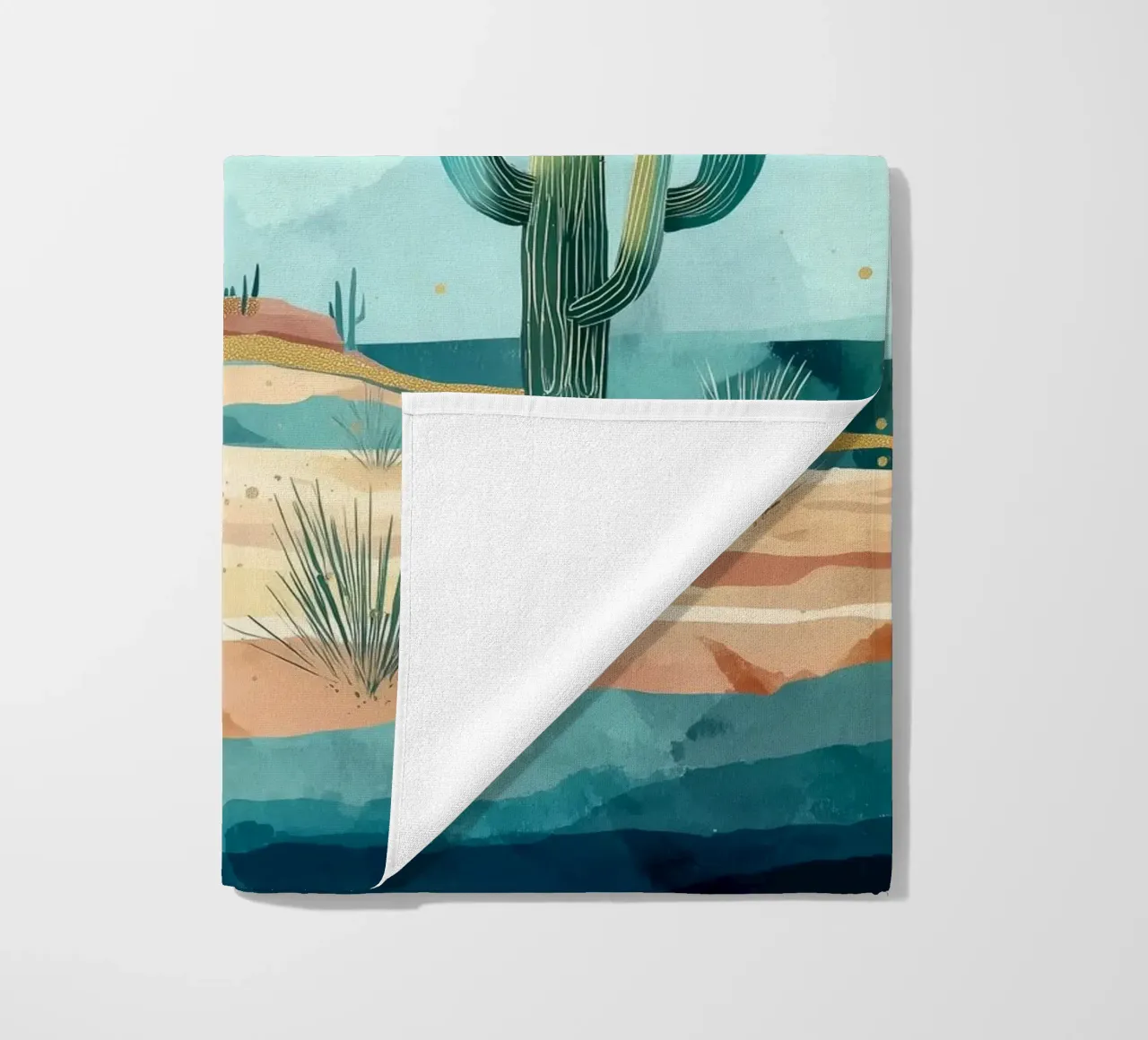 Golden Horizon - A Desert in Bloom and Color telo mare da Dune