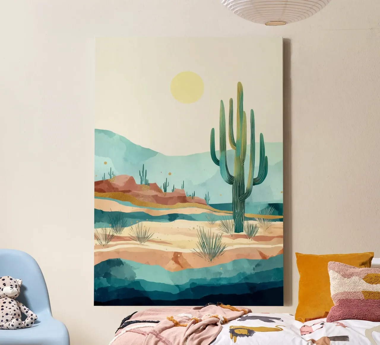 Golden Horizon - A Desert in Bloom and Color tela da Dune