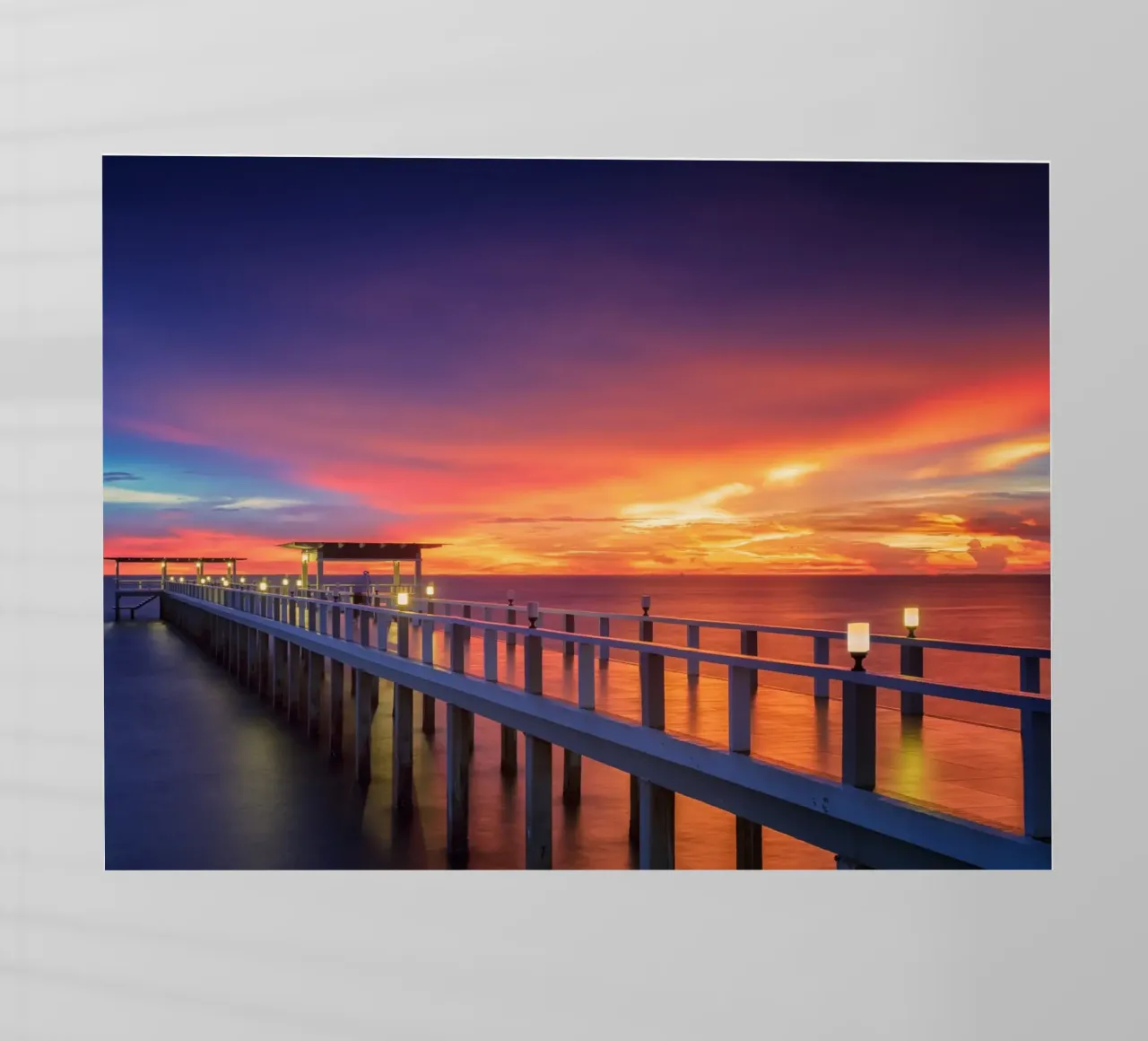 Sunset in beach pellicola backlit da Musadad Shop