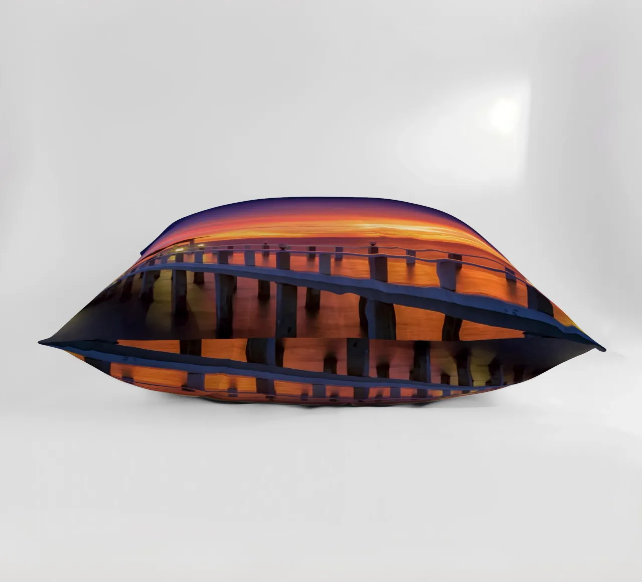 Sunset in beach cuscino da Musadad Shop