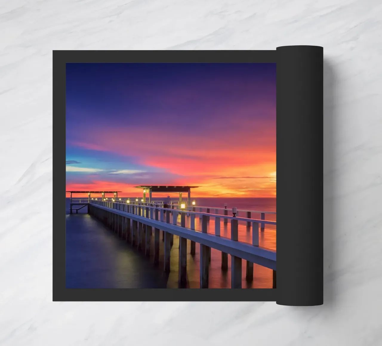 Sunset in beach zerbino da Musadad Shop