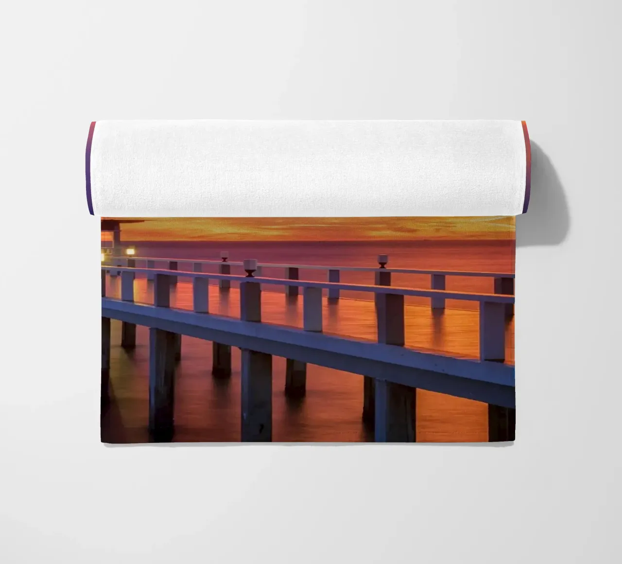 Sunset in beach telo mare da Musadad Shop
