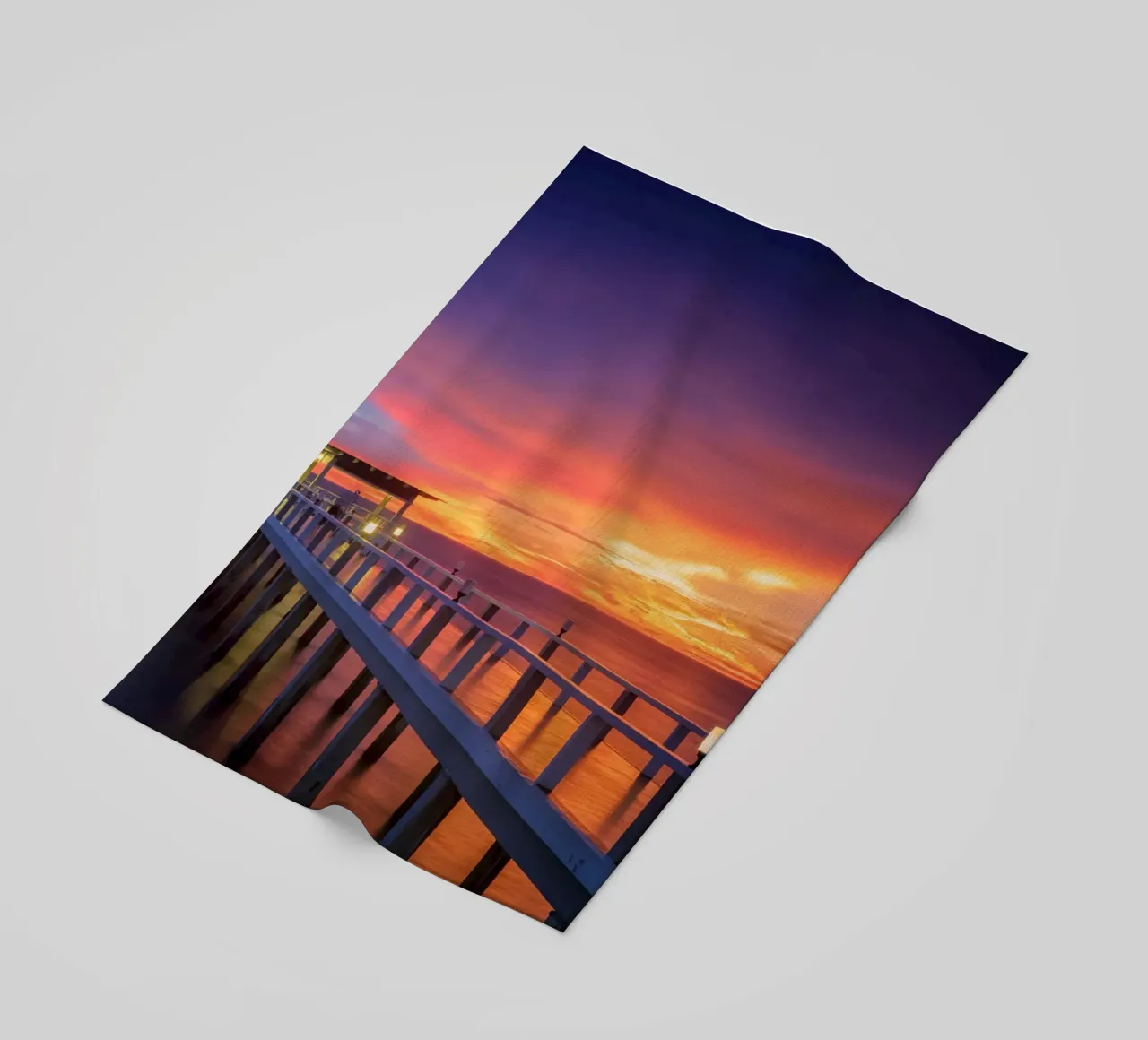 Sunset in beach telo mare da Musadad Shop
