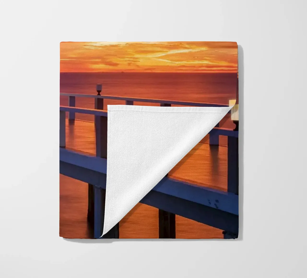 Sunset in beach telo mare da Musadad Shop