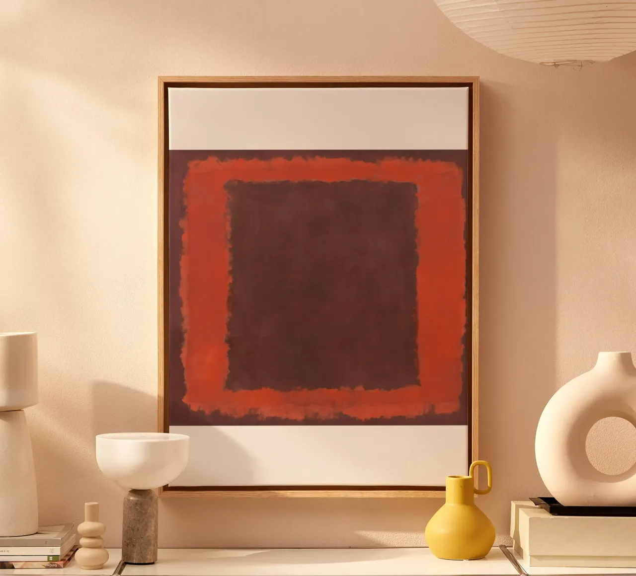 The Tragic Palette of Mark Rothko's canvas with Floater frame by Spencer Farrell2