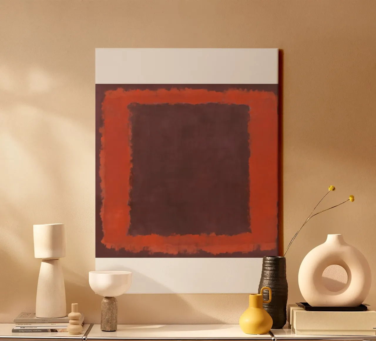 The Tragic Palette of Mark Rothko's canvas with Floater frame by Spencer Farrell2