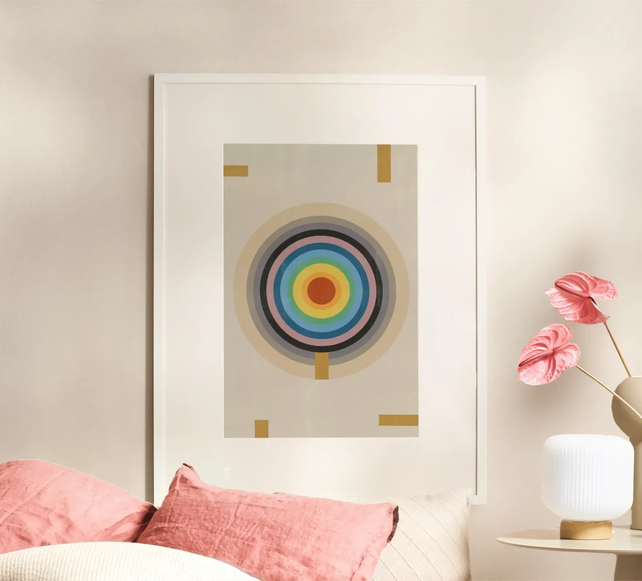Punto di equilibrio poster con telaio in alluminio da The Miuus Studio