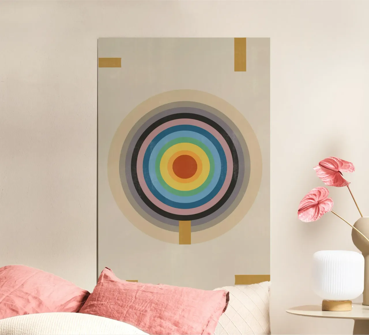Punto di equilibrio poster con telaio in alluminio da The Miuus Studio