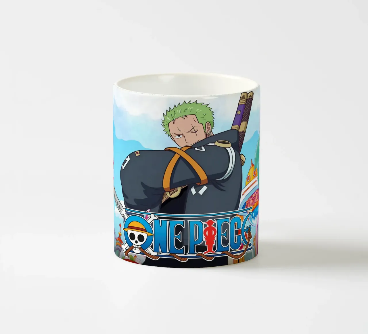 Zoro one piece character tazza in ceramica da Musadad Shop