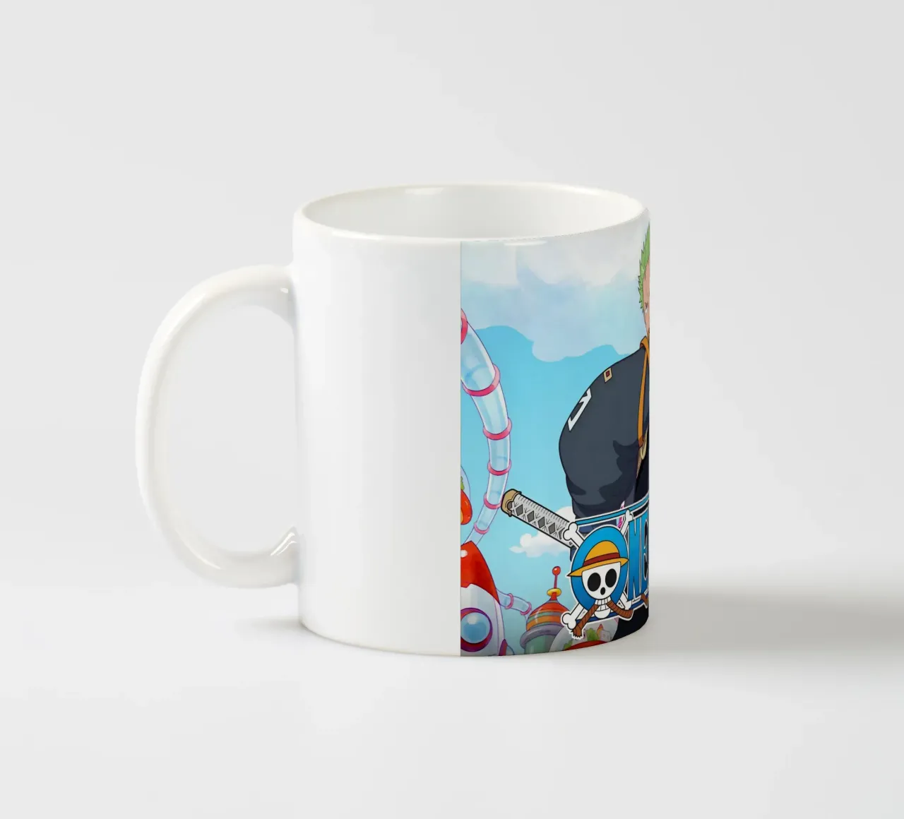 Zoro one piece character tazza in ceramica da Musadad Shop
