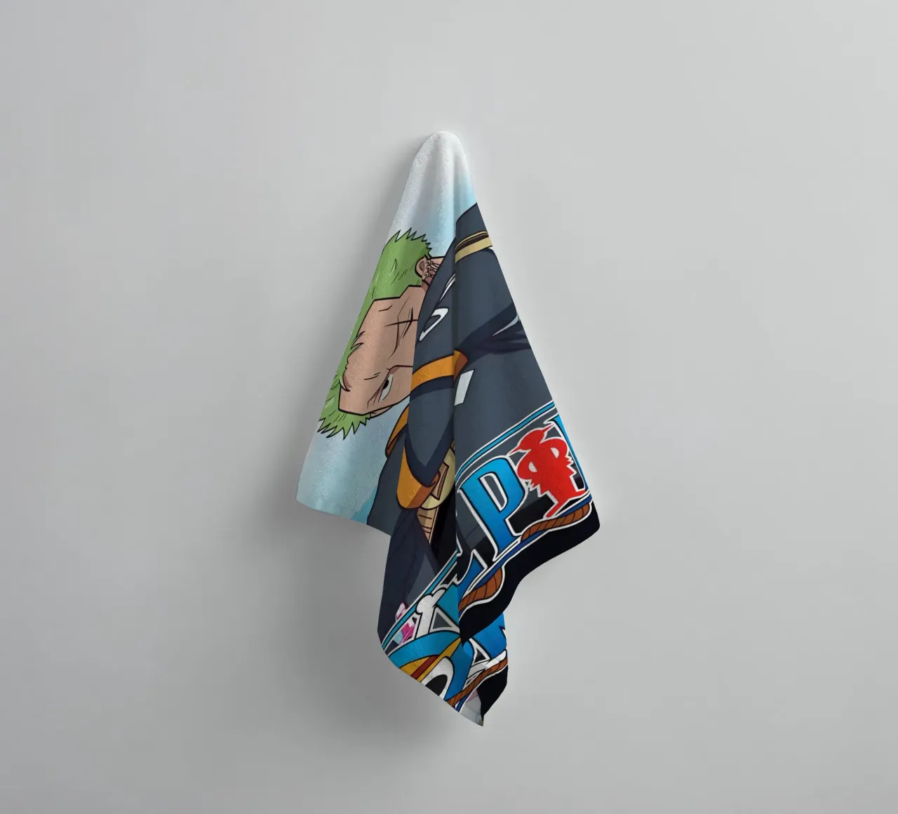 Zoro one piece character asciugamano da bagno da Musadad Shop