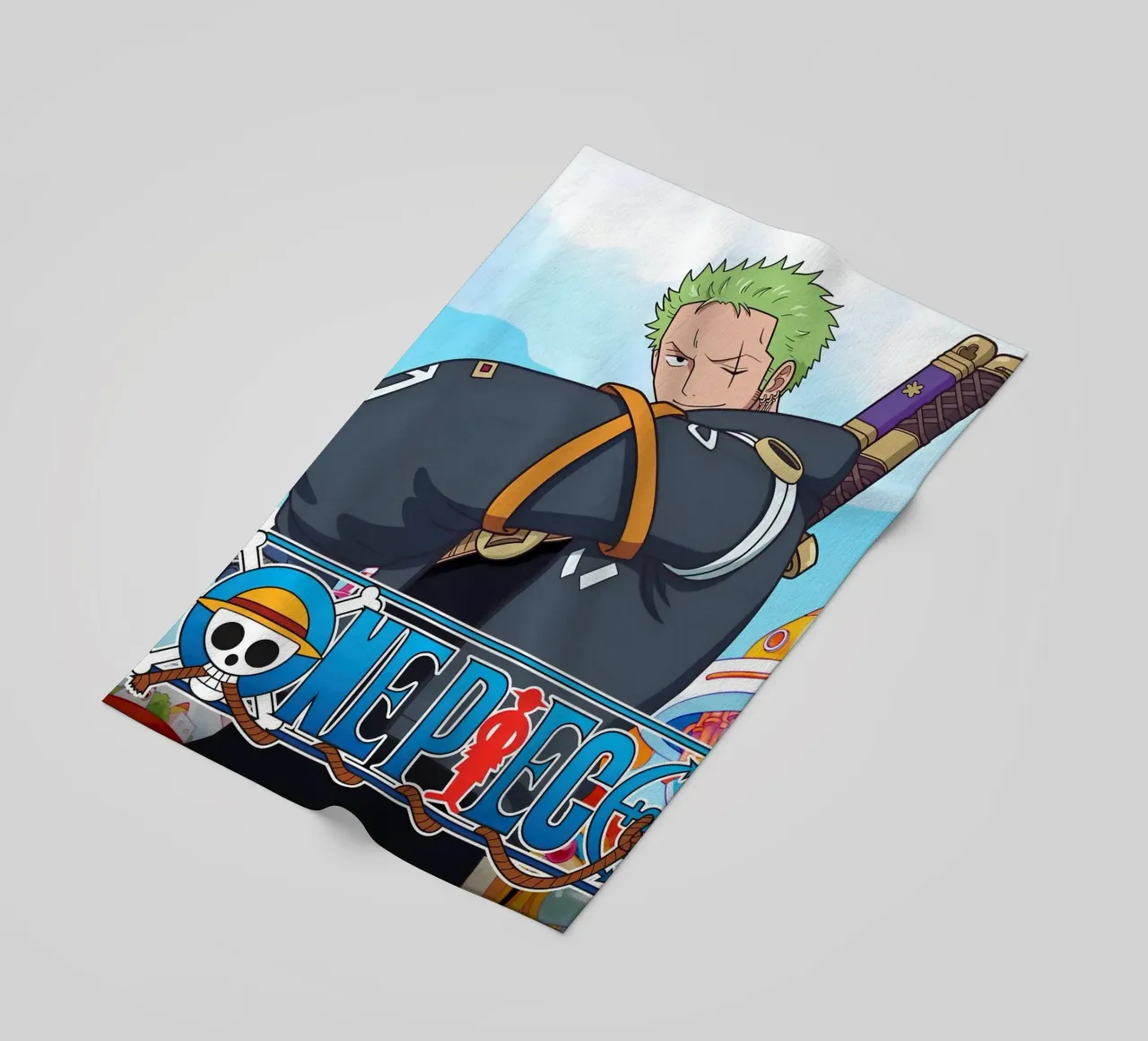 Zoro one piece character telo mare da Musadad Shop