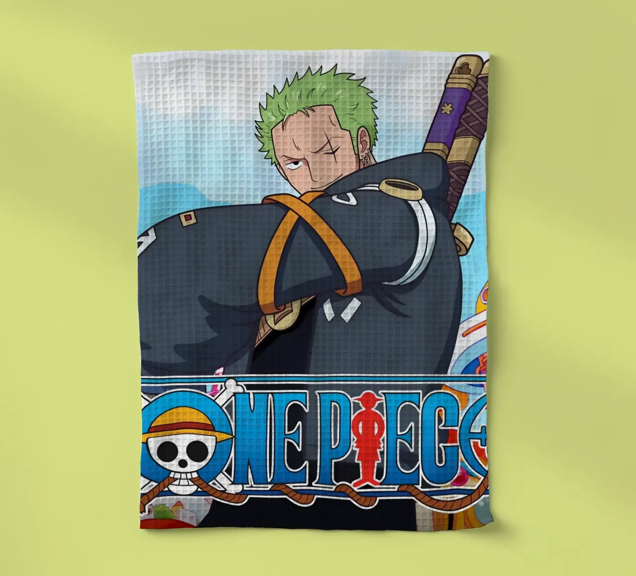Zoro one piece character canovaccio da cucina da Musadad Shop
