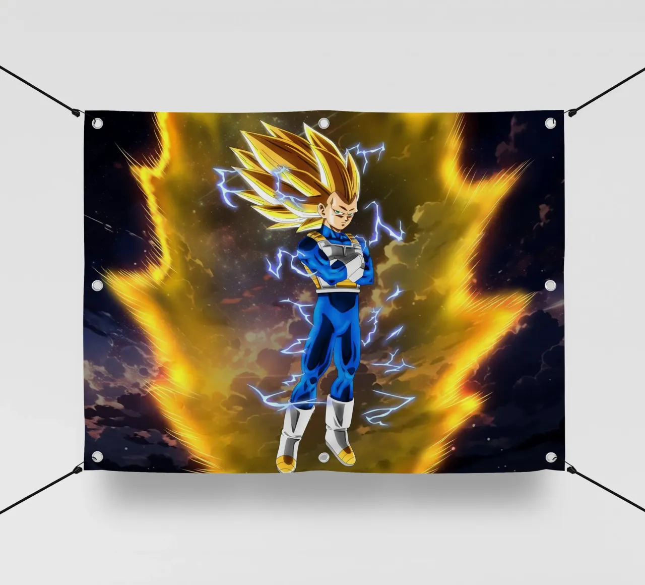 Vegeta super saiyan telo in pvc da Musadad Shop