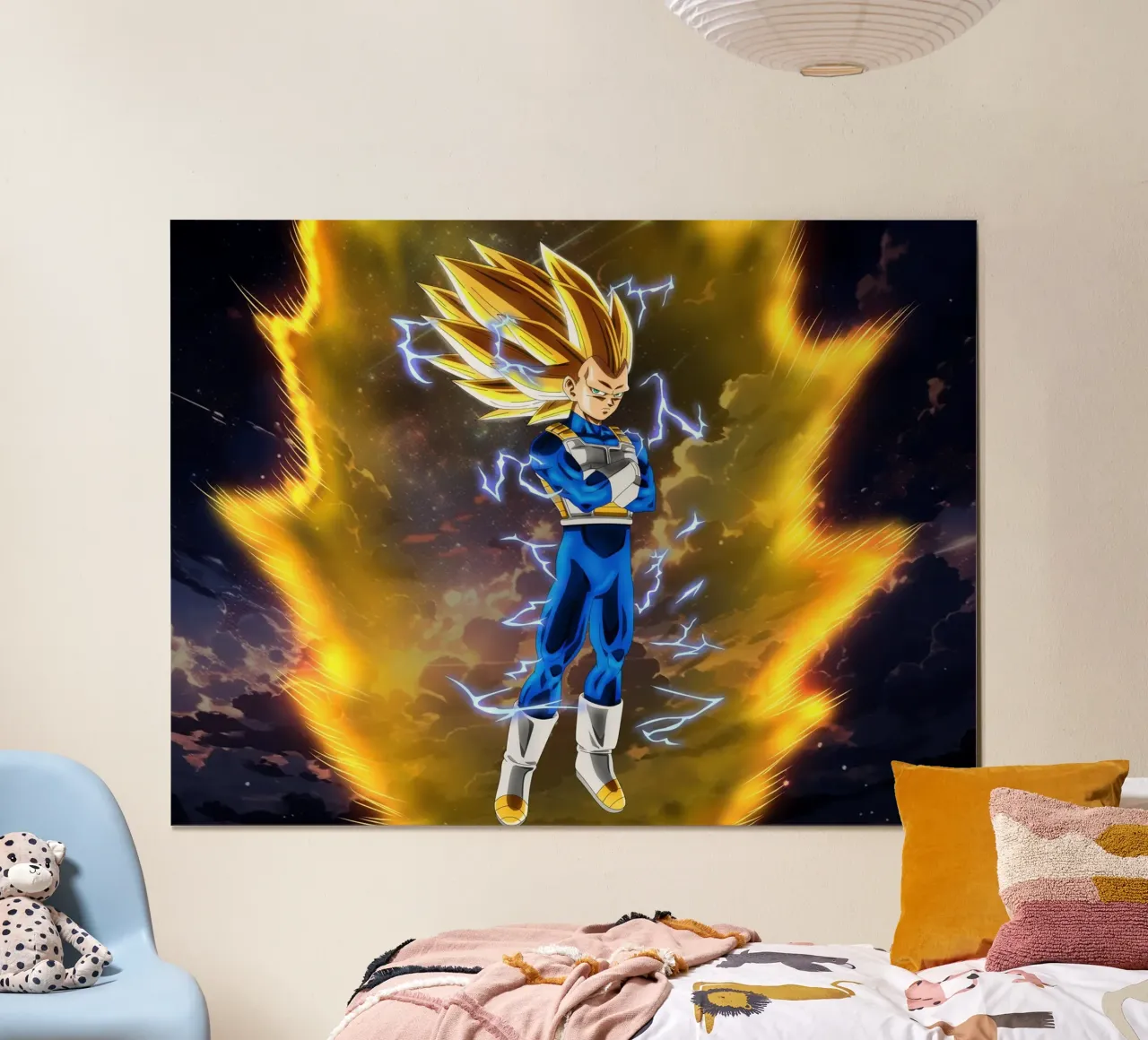 Vegeta super saiyan carta hahnemühle da Musadad Shop