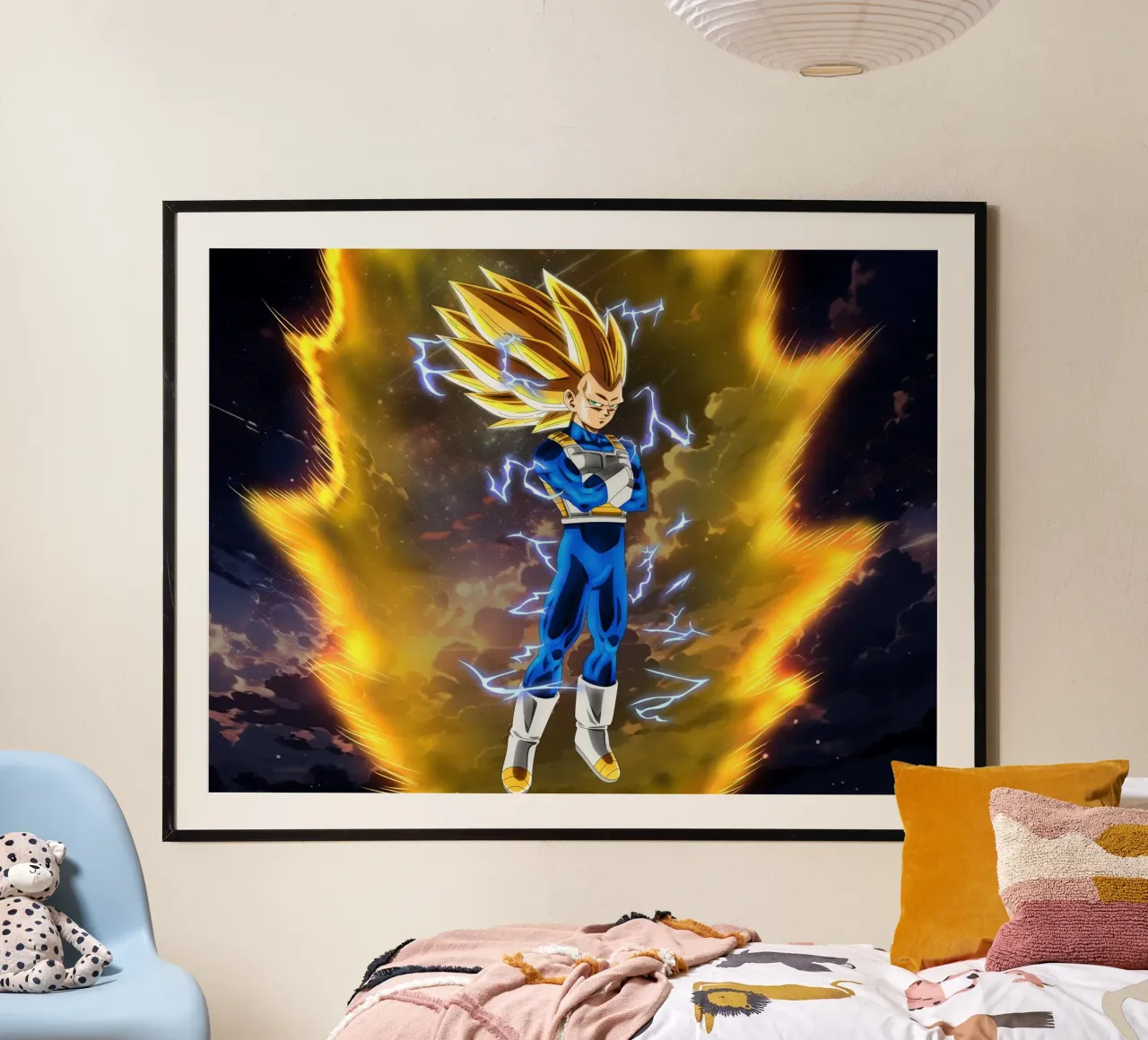 Vegeta super saiyan carta hahnemühle da Musadad Shop