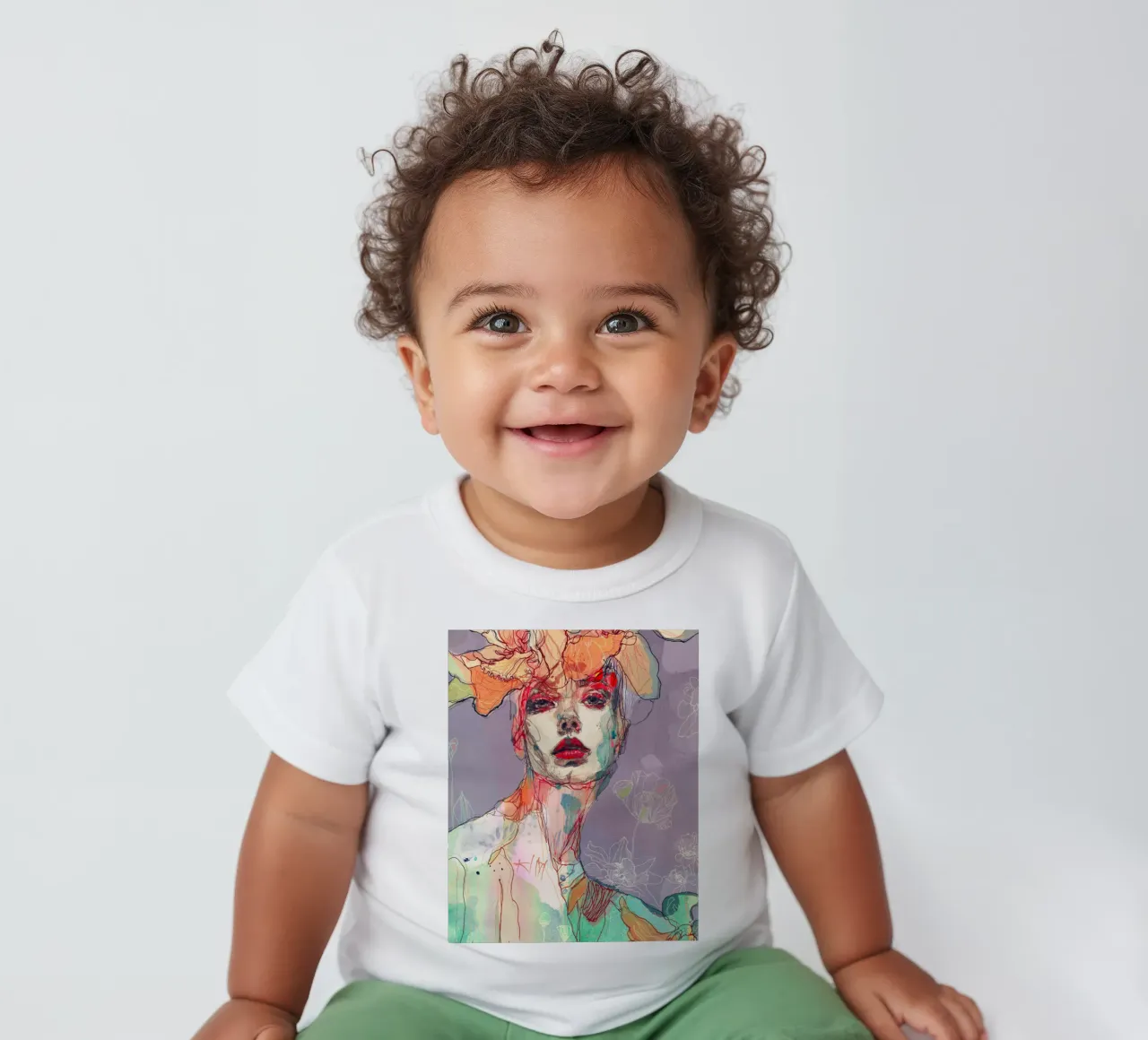 something I wait maglietta neonato da Giulio Iurissevich