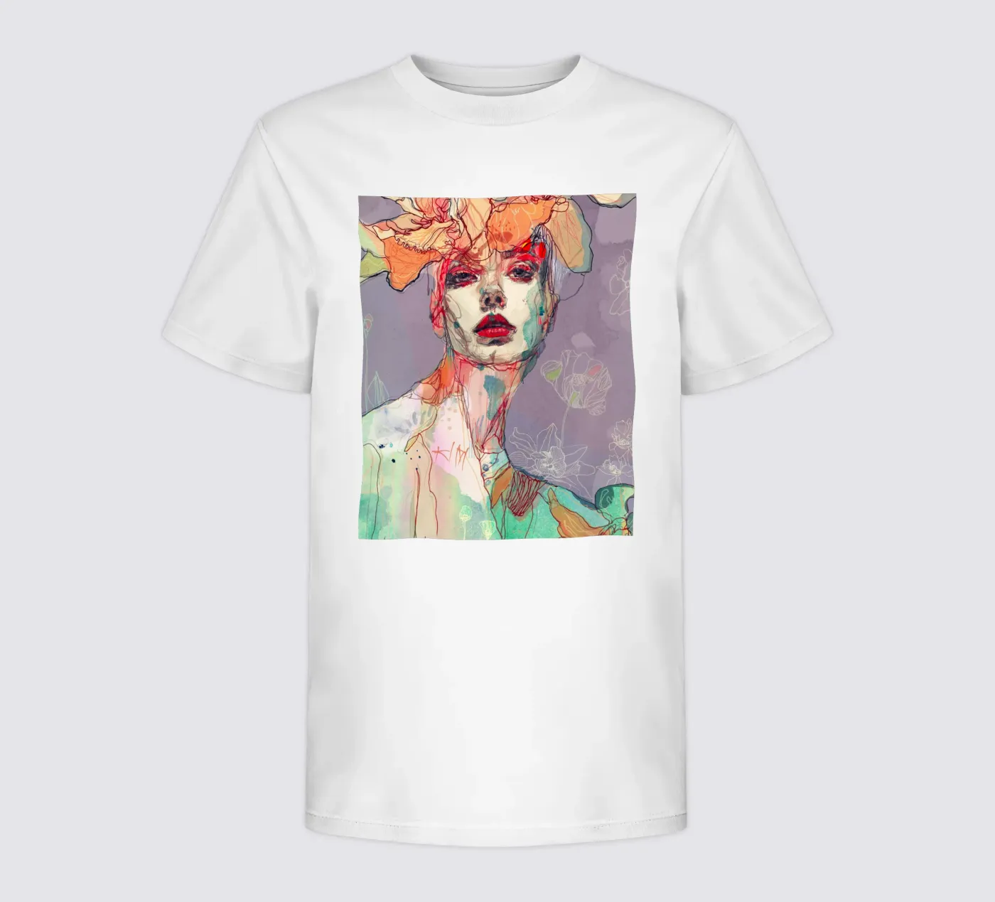 something I wait kinder t-shirt van Giulio Iurissevich