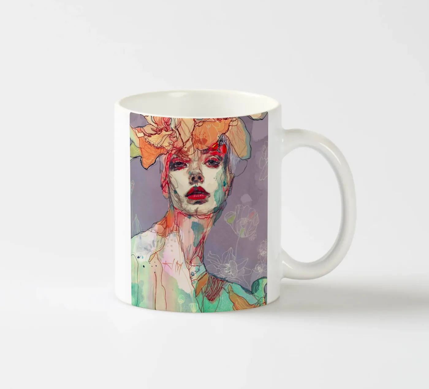 something I wait ceramic mug by Giulio Iurissevich
