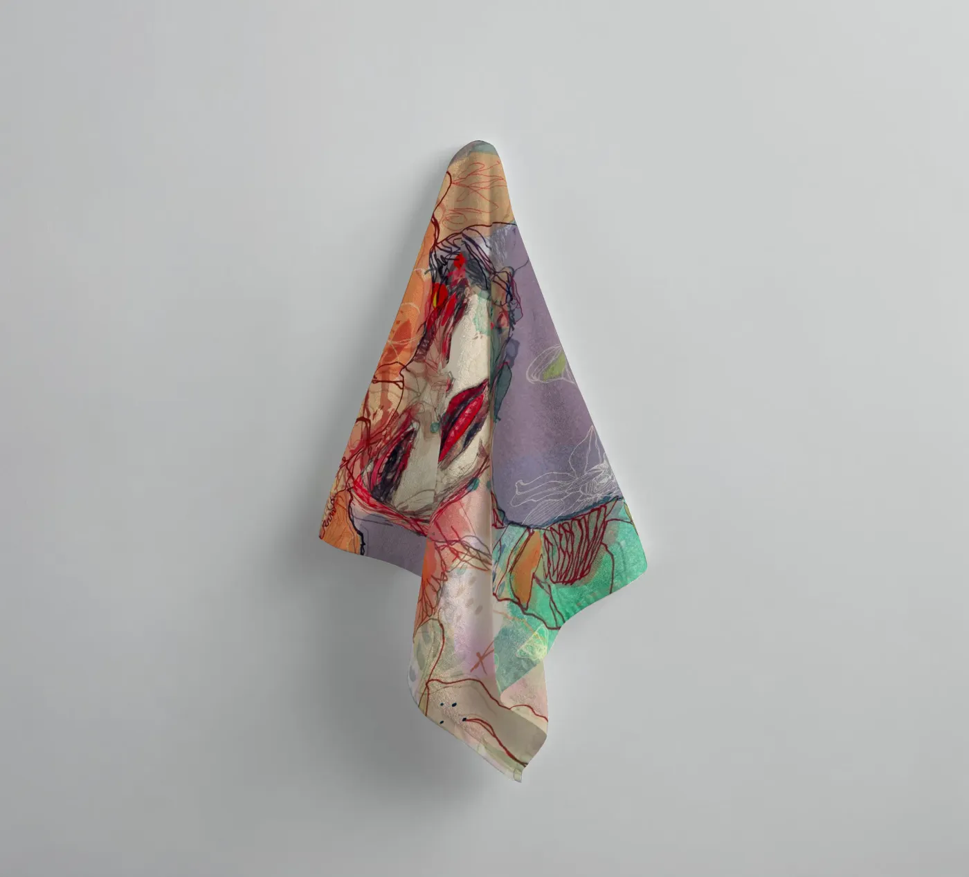 something I wait badhanddoek van Giulio Iurissevich