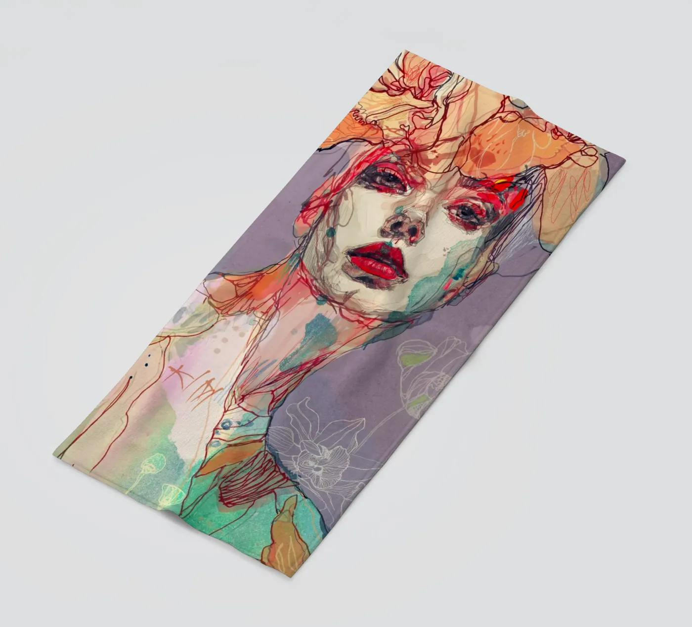 something I wait strandhanddoek van Giulio Iurissevich