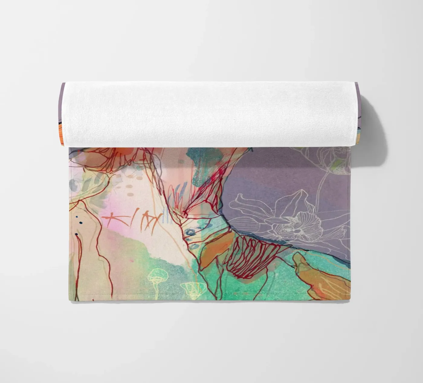 something I wait strandhanddoek van Giulio Iurissevich