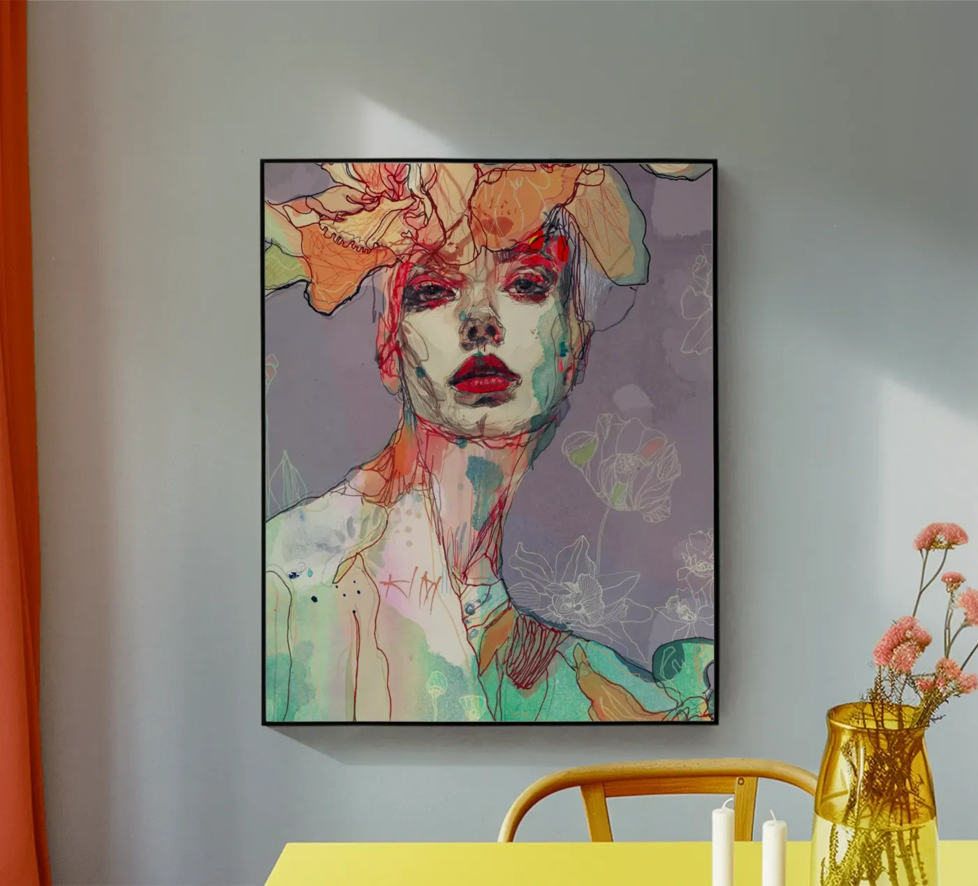 something I wait Acryl-Glas von Giulio Iurissevich