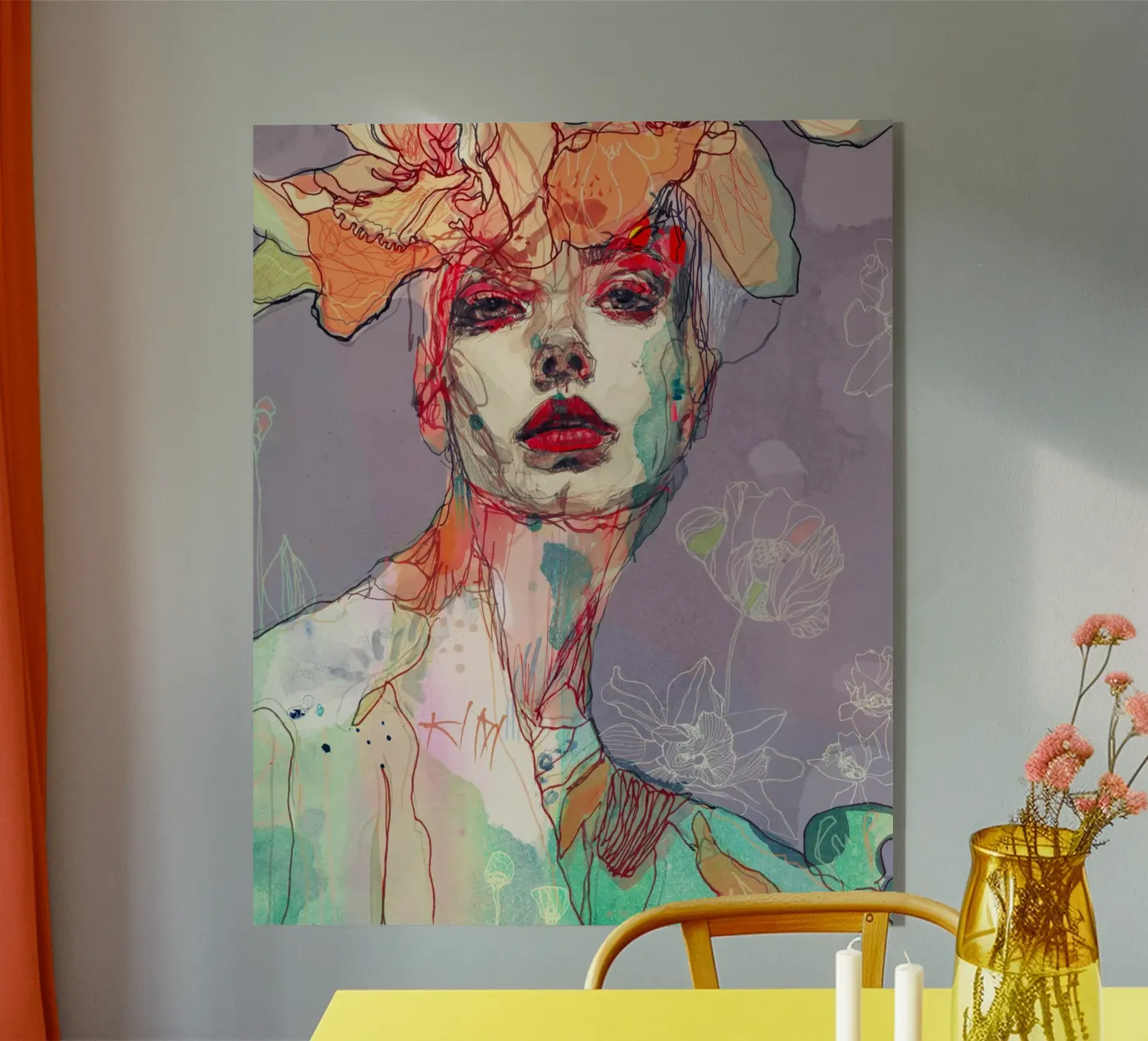 something I wait Acryl-Glas von Giulio Iurissevich