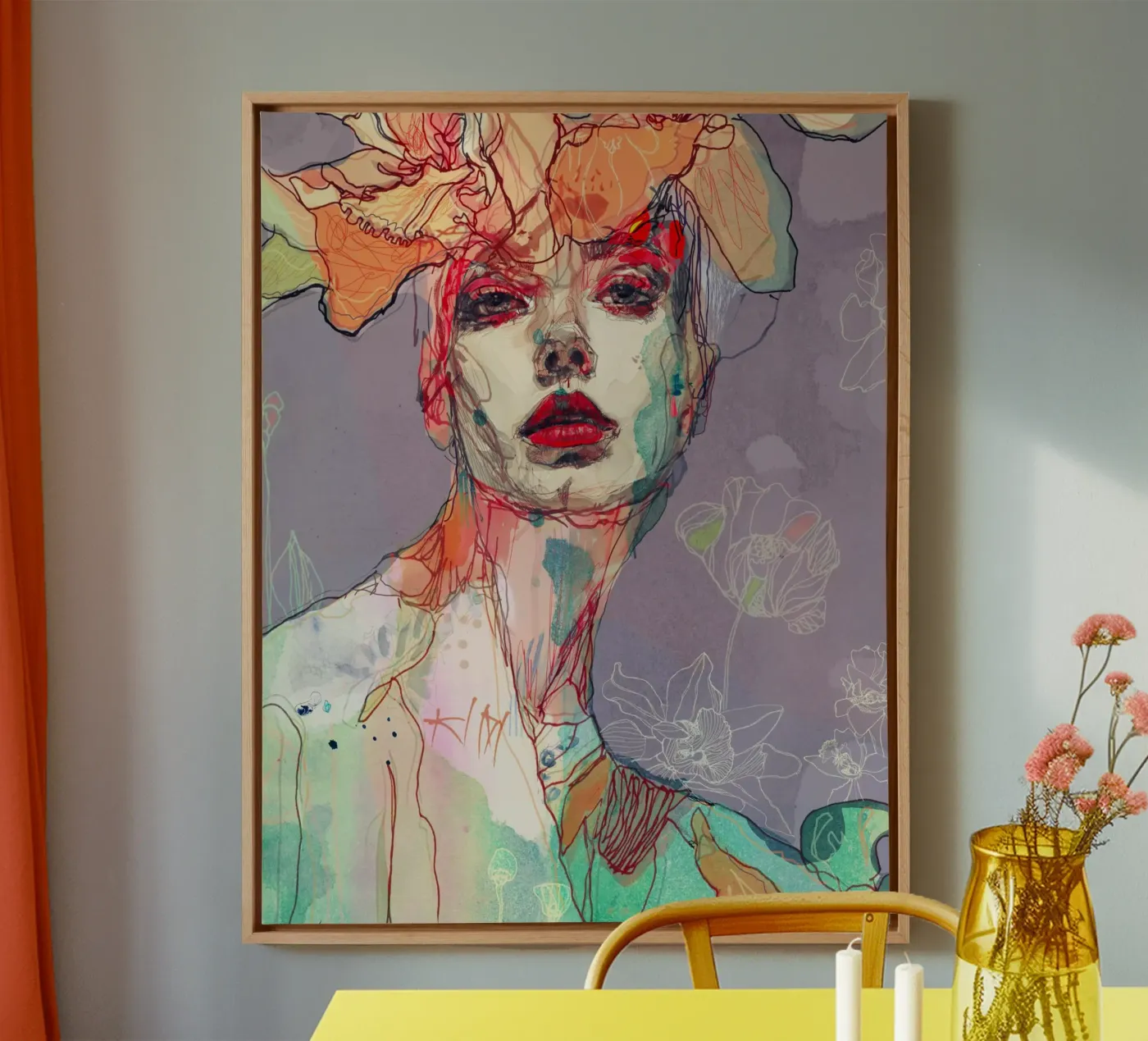 something I wait tela da Giulio Iurissevich